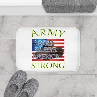 Army Strong - Bath Mat