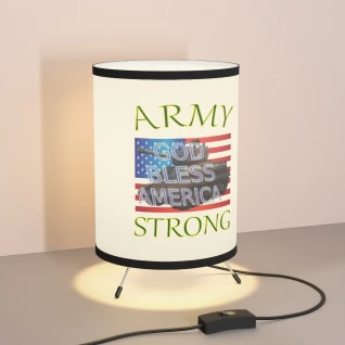 Army Strong - Tripod Lamp with High-Res Printed Shade, US\CA plug