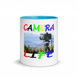 Camera Life - Mug with Color Inside