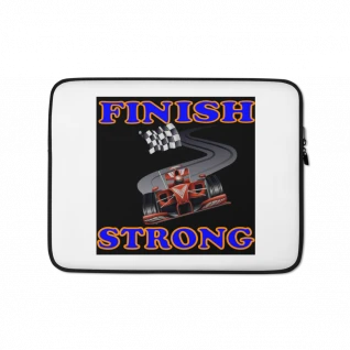 Finish Strong - Laptop Sleeve