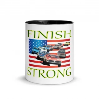 Finish Strong - Mug with Color Inside