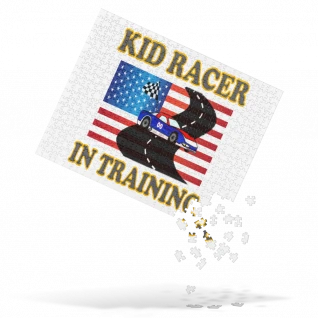 Kid Racer in Training - Jigsaw puzzle