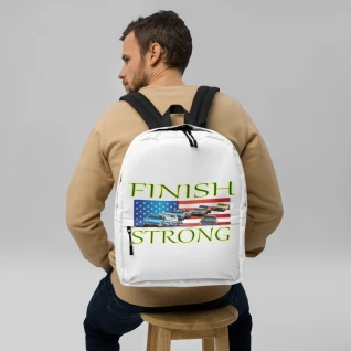 Finish Strong - Vintage - Backpack