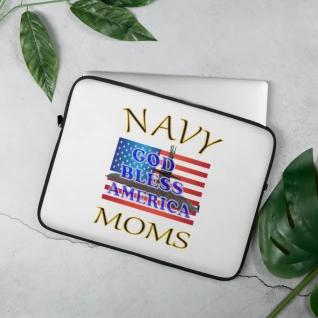 Navy Moms - Laptop Sleeve.