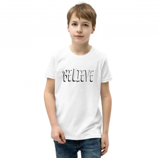 Believe - Youth Short Sleeve T-Shirt - For Boys and/or For Girls