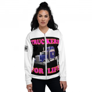 Truckers For Life - Bomber Jacket - For Her or For Him