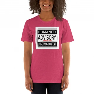 Humanity Advisory Short-Sleeve T-Shirt - Premium Branded Item - For Her