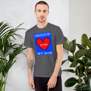 I Eat Organically For My Son T-Shirt - Premium Branded Item