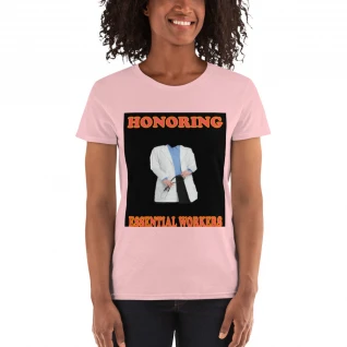 Honoring Essential Workers Women's Short Sleeve T-shirt - Female Doctors