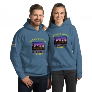 Blessings Over Atlanta Hoodie - A-Town - For Him or Her 