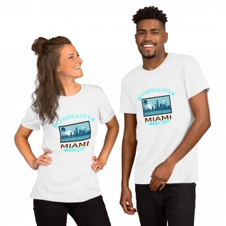 Blessings Over Miami Short-Sleeve T-Shirt - Magic City - For Him or Her