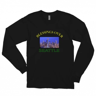 Blessings Over Seattle Long Sleeve Shirt - For Him or Her