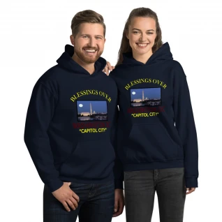 Blessings Over Washington DC Hoodie - Capitol City - For Him or Her