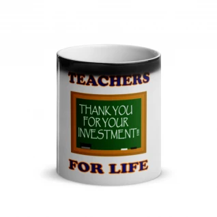 Teachers For Life Glossy Mug - For Men