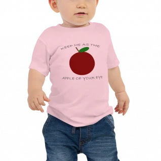 Apple of Your Eye - Baby Jersey Short Sleeve Tee - For Boy and/or Girl