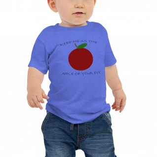 Apple of Your Eye - Baby Jersey Short Sleeve Tee - For Boys and/or Girls