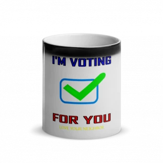 Voting For You - Glossy "Camouflage" Mug