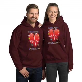 Athletes For Life Hoodie - For Him or Her