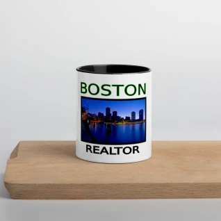Boston Realtor Mug with Color Inside