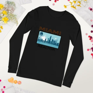 Miami Realtor Long Sleeve Tee - For Him or Her