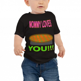 Mommy Loves You Baby Jersey Short Sleeve Tee - For Boys or Girls