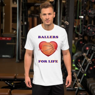 Ballers For Life Short-Sleeve Men's Basketball T-Shirt