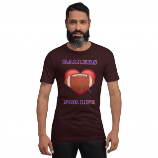 Ballers For Life Short-Sleeve Men's Football T-Shirt