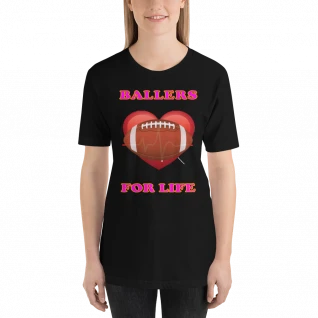 Ballers For Life Short-Sleeve Women's Football T-Shirt