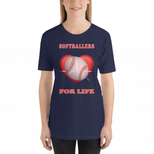 Softballers For Life Short-Sleeve Women's T-Shirt