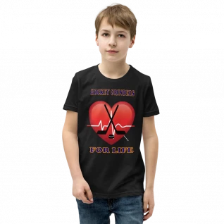 Hockey Grinders For Life Youth Short Sleeve T-Shirt - For Boys and Girls