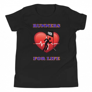 Runners For Life Youth Short Sleeve T-Shirt - For Him or Her