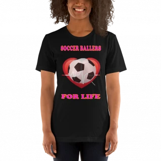 Soccer Ballers For Life Short-Sleeve Women's T-Shirt