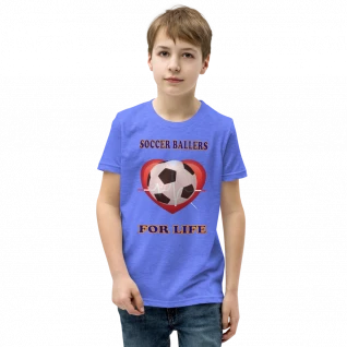 Soccer Ballers For Life Youth Short Sleeve Boy's T-Shirt