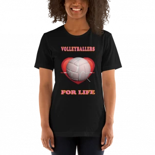 Volleyballers For Life Short-Sleeve Women's T-Shirt