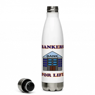 Bankers for Life Stainless Steel Water Bottle