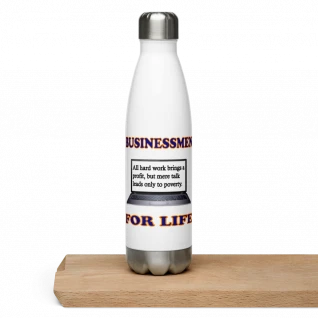 Businessmen For Life - Stainless Steel Water Bottle