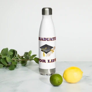 Graduates For Life Stainless Steel Water Bottle