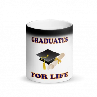 Graduates For Life Matte Black Mug