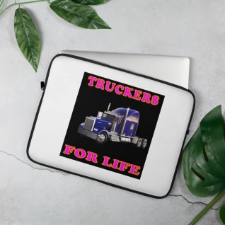 Truckers For Life - Laptop Sleeve - For Her