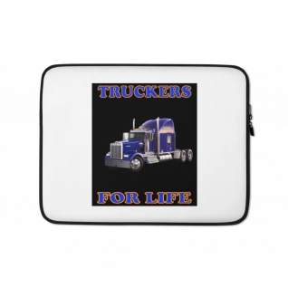 Trucker For Life - Laptop Sleeve - For Him