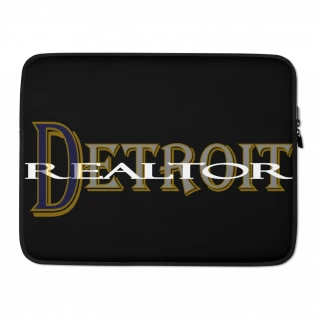 Detroit Realtor Laptop Sleeve Cover