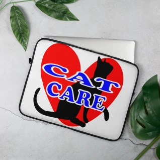 Cat Care Laptop Sleeve