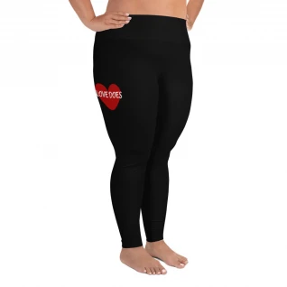Love Does - Plus Size Leggings - For Her