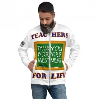 Teachers For Life - Double-Sided Bomber Jacket - For Him or For Her
