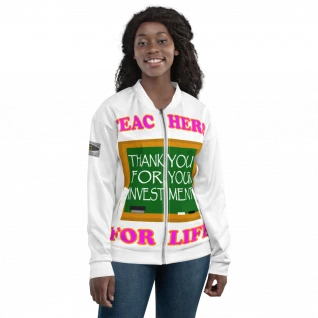 Teachers For Life - Double-Sided Bomber Jacket - For Her