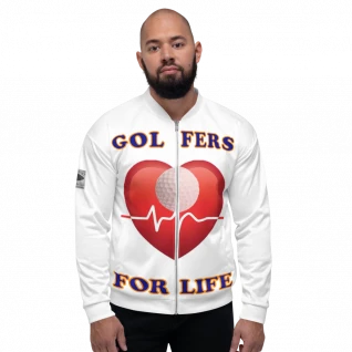 Golfers For Life - Double-Sided Bomber Jacket - For Him or For Her