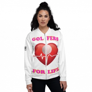 Golfers For Life - Double-Sided Bomber Jacket - For Her