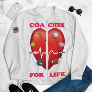 Coaches For Life - Double-Sided Bomber Jacket - For Her