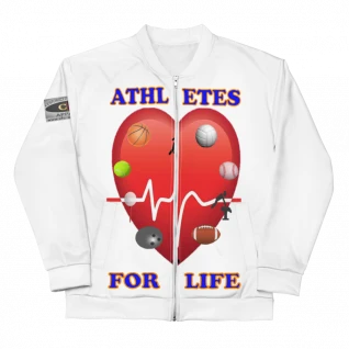 Athletes For Life - Double-Sided Bomber Jacket - For Him or For Her