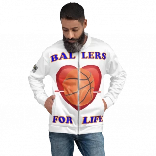 Ballers For Life - Double-Sided Bomber Jacket - For Him or For Her